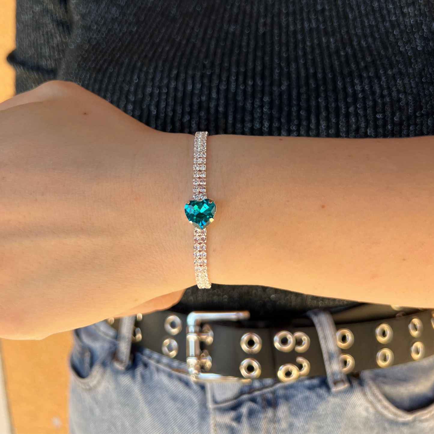 BRACCIALE HEART TURCHESE